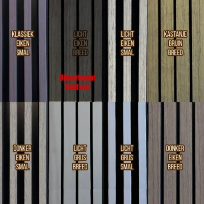 PVC Akoestische Panelen Proefpakket