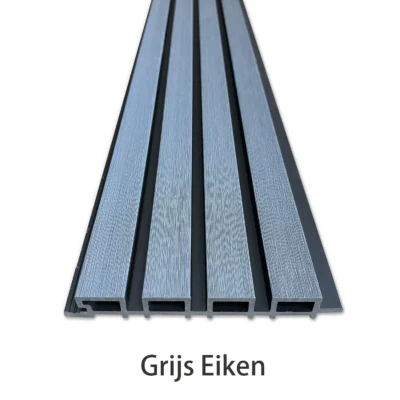 Wpc Kunststof Wandpanelen Proefpakket Grijs Wpc Kunststof Wandpanelen Proefpakket Grijs