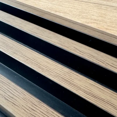 PVC Donker Eiken Akoestische paneel