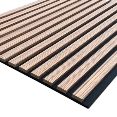 Akoestische Wandpanelen Gevlamd Naturel Eiken