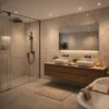 Bolzano Beige PVC marmerlook badkamer