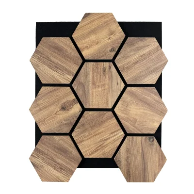 Panneaux acoustiques Hexagon Felt Oak - Isolation acoustique - Pour l'intérieur