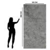 Stein Grau - PVC Marmor Wandpaneel