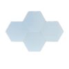 Mosaïque murale hexagonale adhésive blanche XL