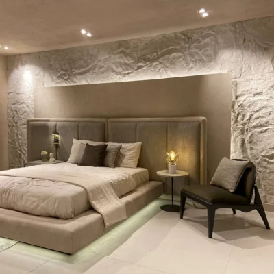 Beige Canyon in slaapkamer