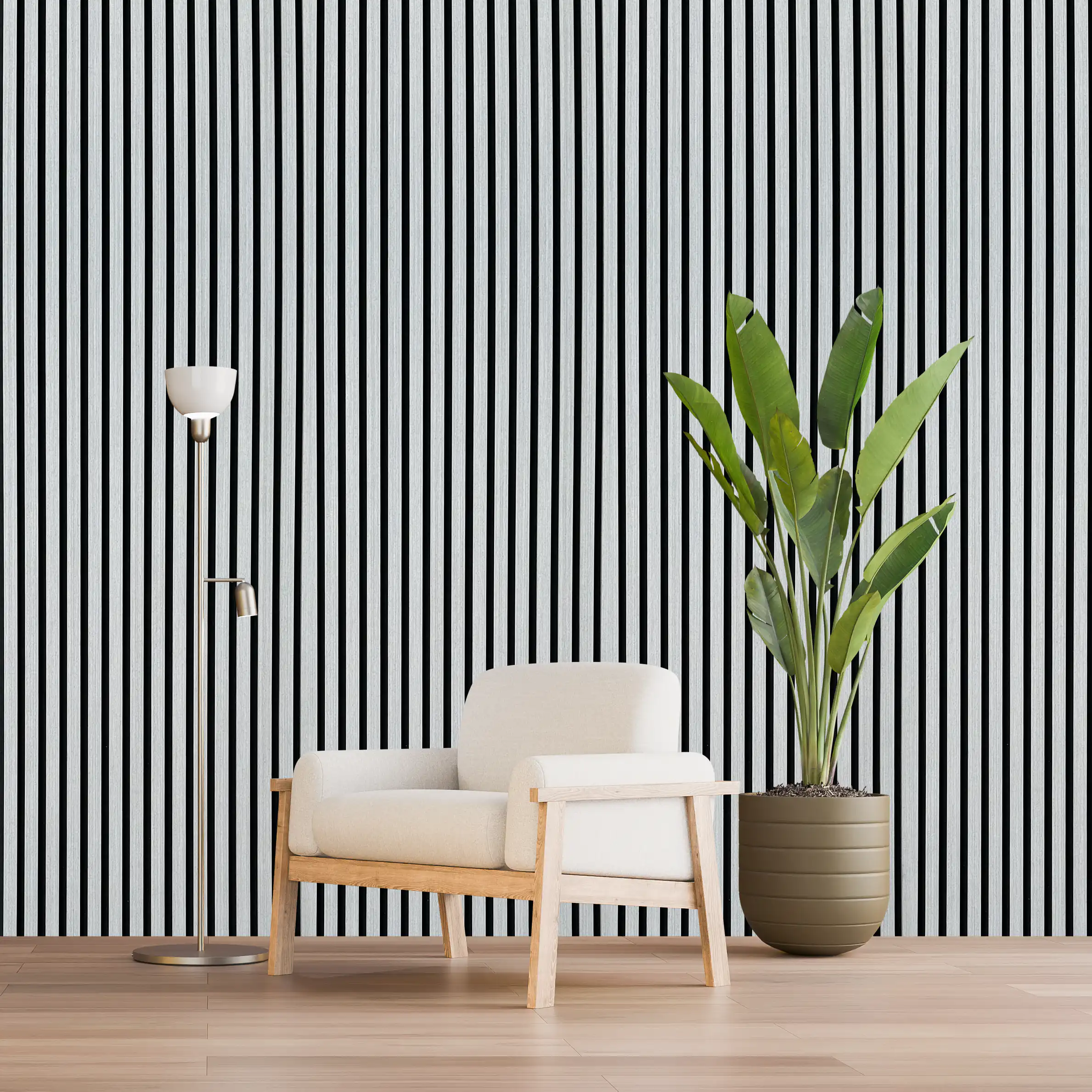 Panneaux acoustiques - Panneaux muraux flexibles en bois gris cendré Salle de séjour Panneaux acoustiques - Panneaux muraux flexibles en bois gris cendré Salle de séjour