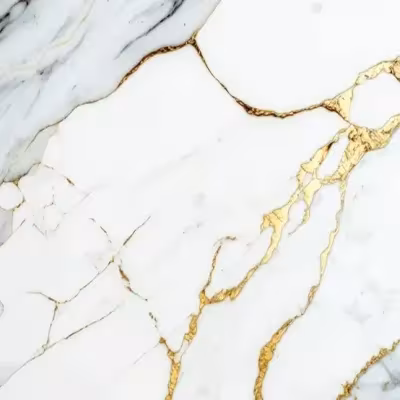 Weißes Gold – PVC-Wandpaneel in Marmoroptik