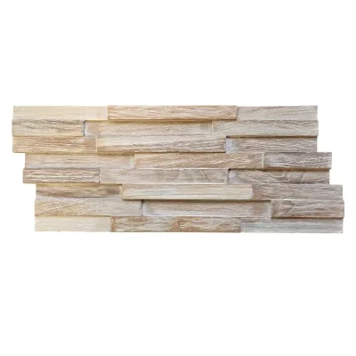 Aydo Deco - Houtstrip wit - TeakHout 3