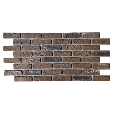 Barock-Giallo Ziegelstreifen-3D Wandpaneel