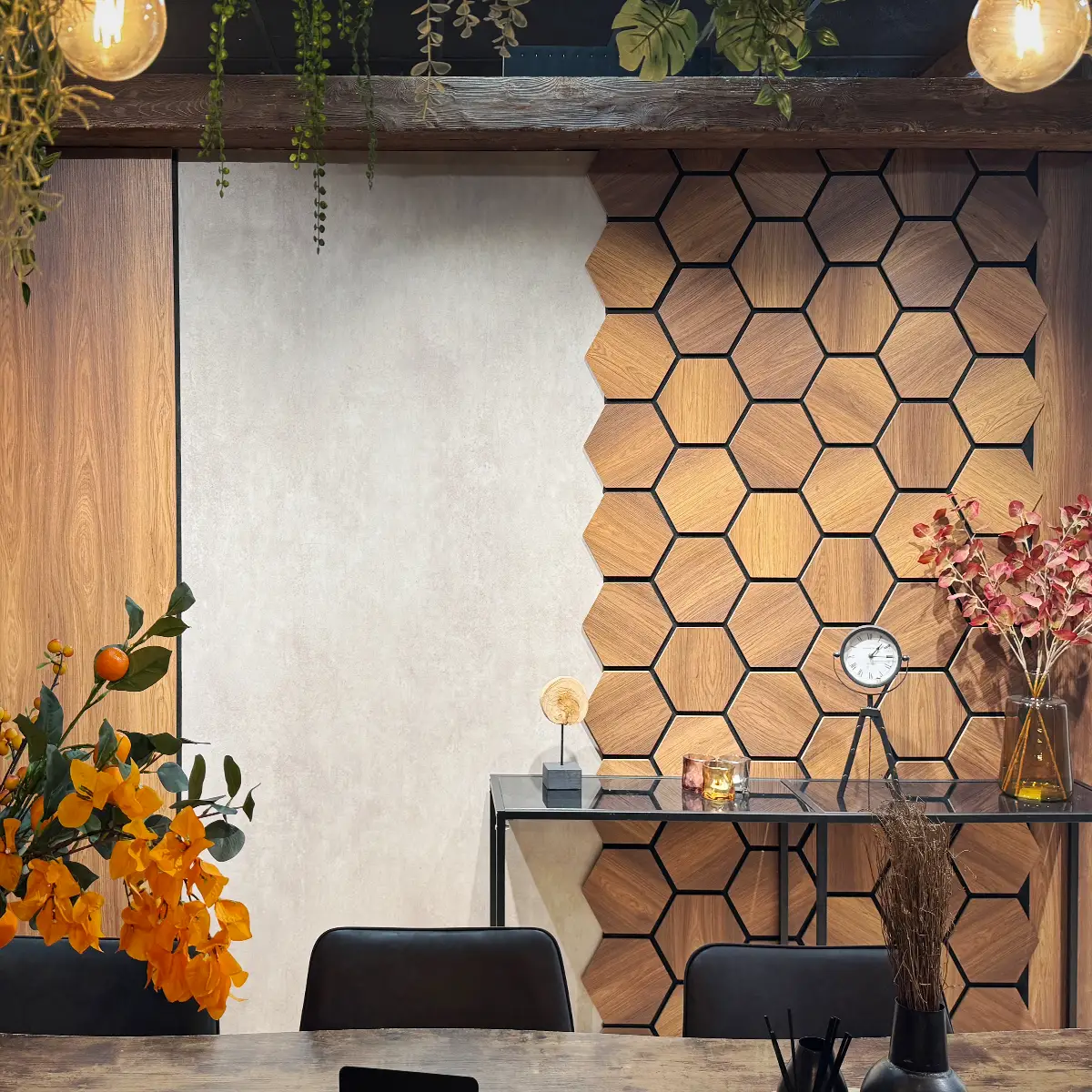 HexagonEiken_02 Donker Hexagon Eiken Koffiehoek