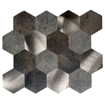 Mozaiek Tegels Zelfklevende Hexagon Koper XL