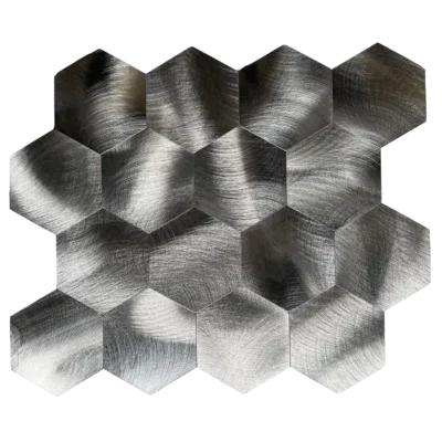 Mozaiek Tegels Zelfklevende Hexagon Quatro Goud Palladium XL
