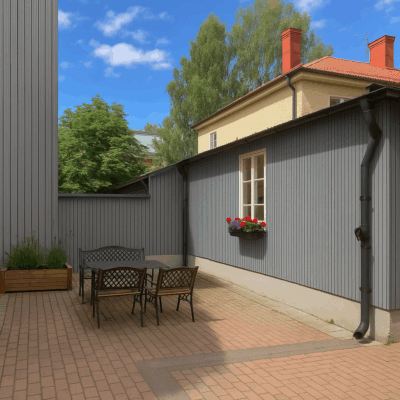 Grijs Eiken WPC Paneel Tuin buiten