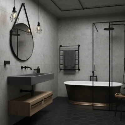 Concrete Grey Mock-up