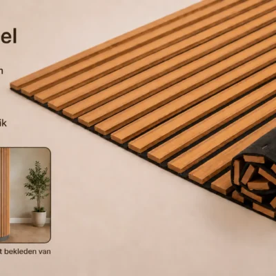 Akoestische Wandpanelen Vilt Flexibel Ronde Pilaren