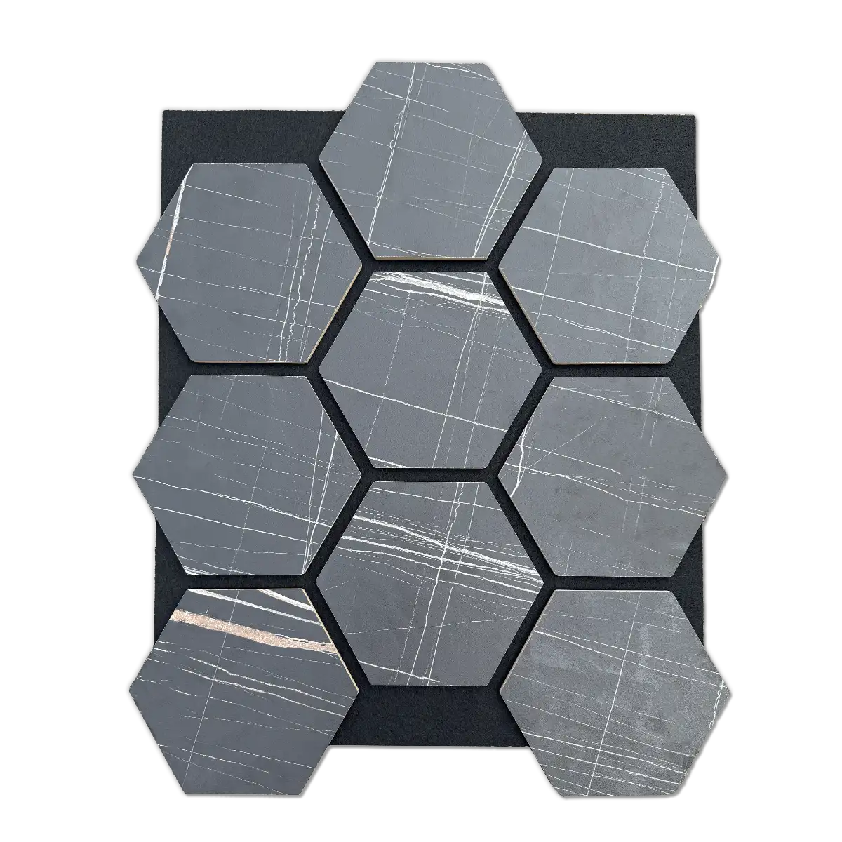 MDFHexagonZwartEiken00 Zwart Eiken productfoto