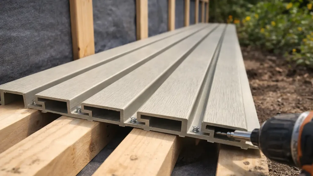 Montage kunststof gevelbekleding op lat-constructie doe-het-zelf