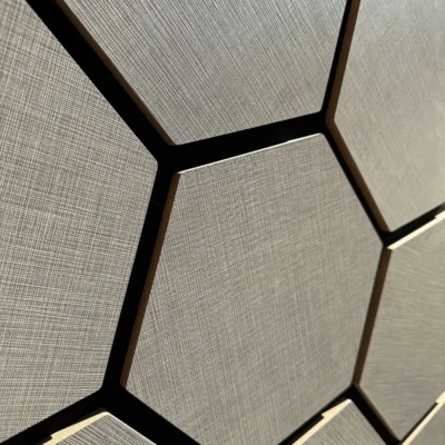 Akoestische Wandpanelen Hexagon Ramble Detail 3