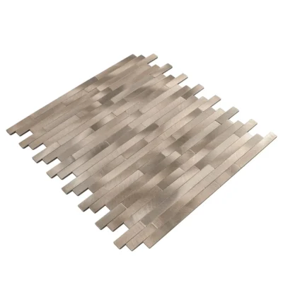 Mozaiek Tegels Zelfklevende Linear Brons Detail 2